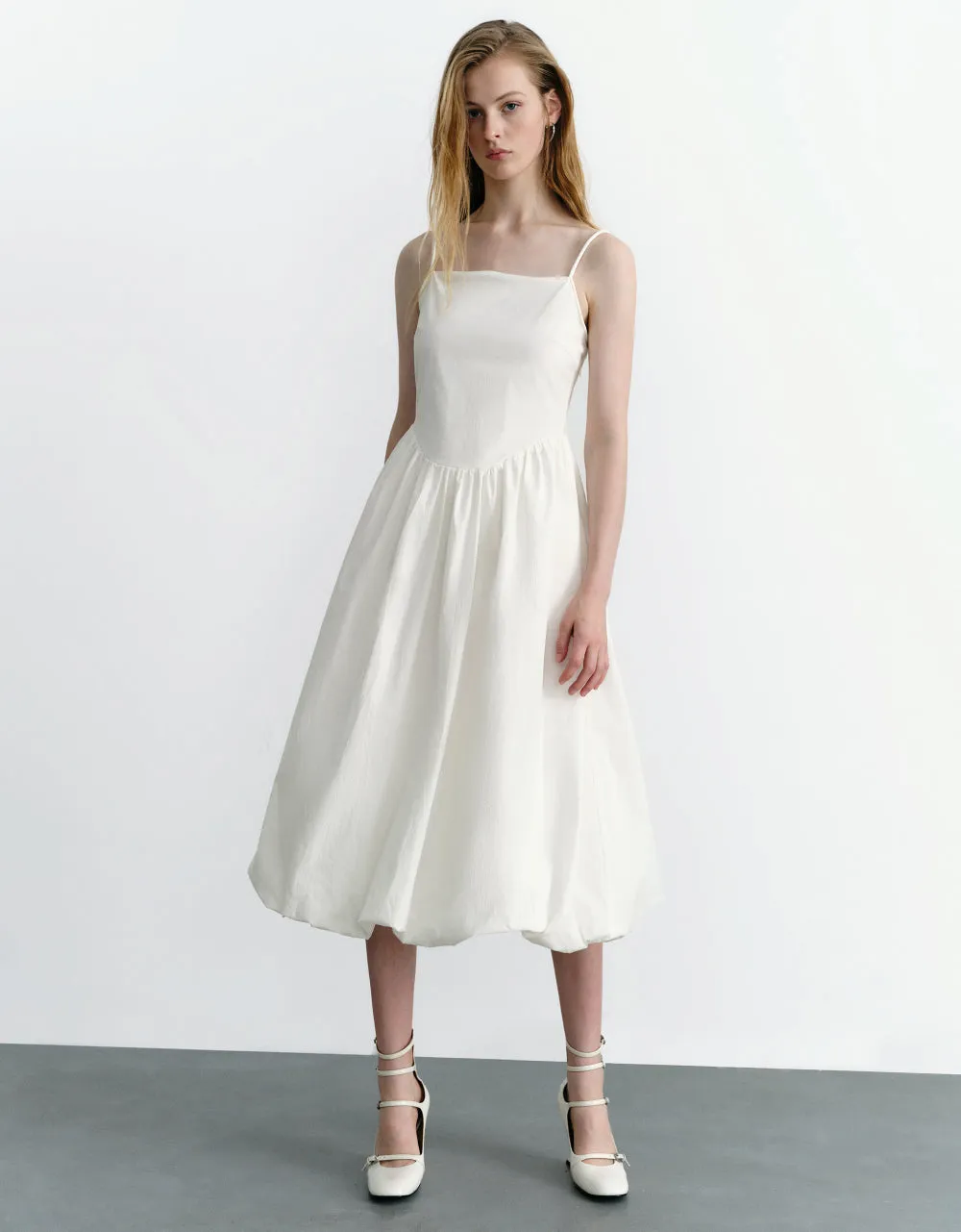 Sleeveless Off-Shoulder A-Line Dress sold by Urban Revivo