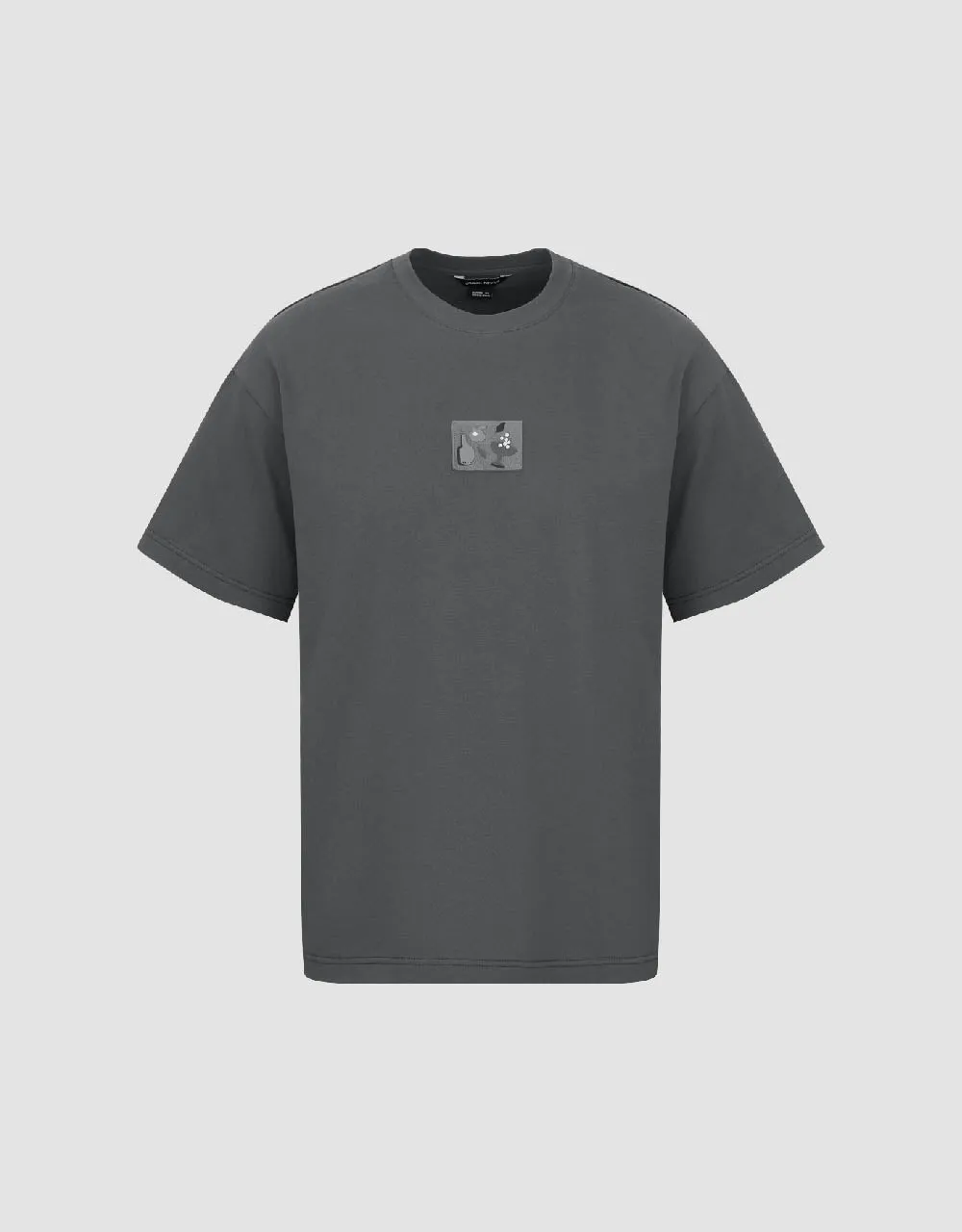 Crew Neck Straight T-Shirt sold by Urban Revivo product image thumbnail 2