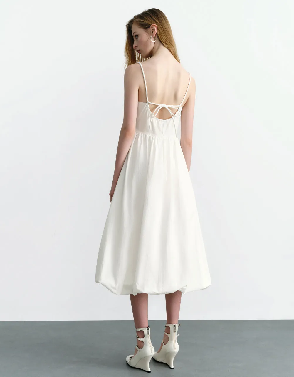 Sleeveless Off-Shoulder A-Line Dress sold by Urban Revivo product image thumbnail 4