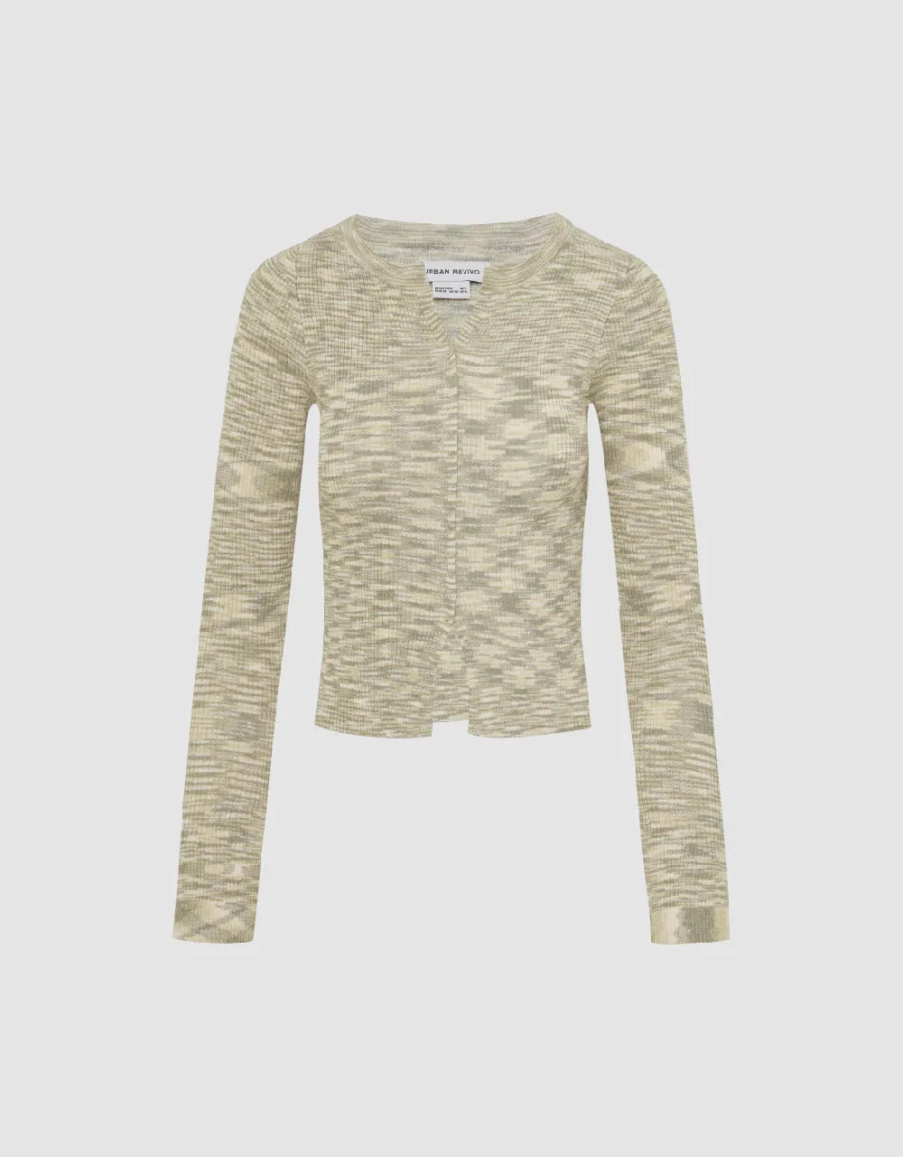 Notch Neck Knitted T-Shirt sold by Urban Revivo product image thumbnail 2