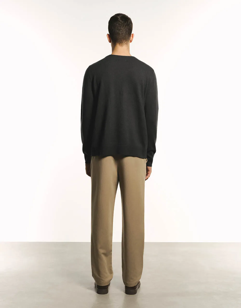 Crew Neck Knitted T-Shirt sold by Urban Revivo product image thumbnail 4