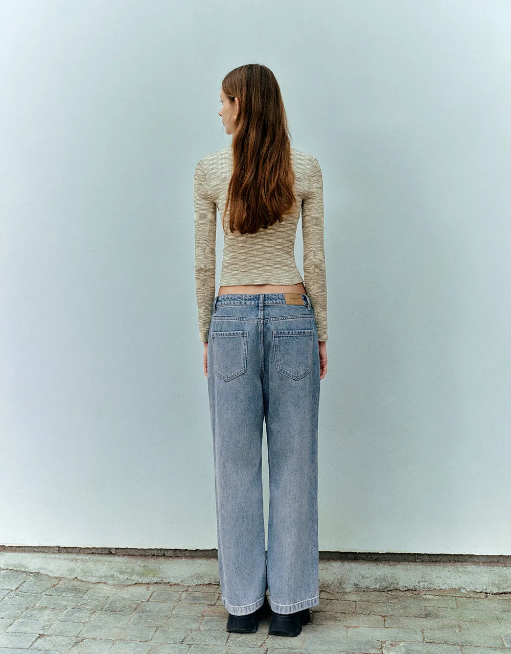 Notch Neck Knitted T-Shirt sold by Urban Revivo product image thumbnail 5