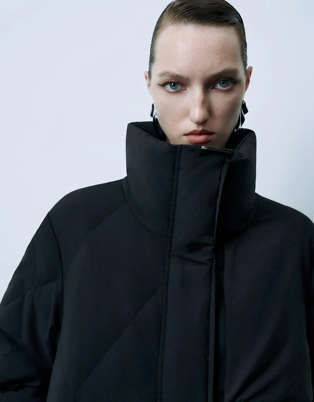 Stand Collar Down Jacket sold by Urban Revivo product image thumbnail 4