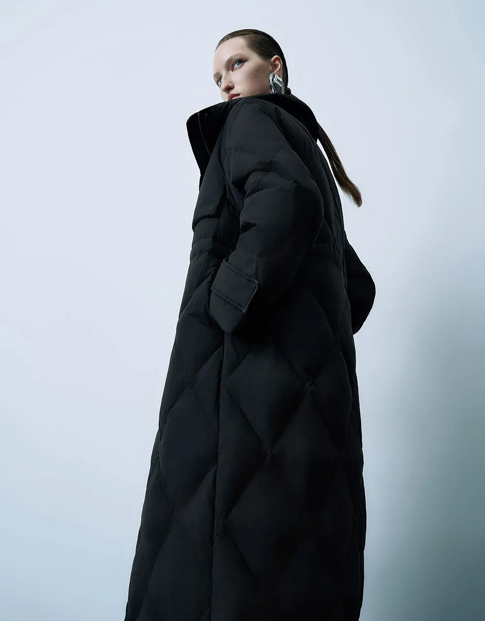 Stand Collar Down Jacket sold by Urban Revivo product image thumbnail 2