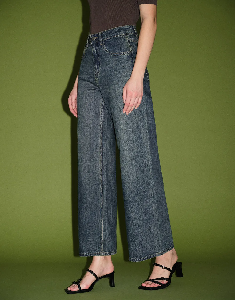 Wide-Leg Jeans sold by Urban Revivo product image thumbnail 4