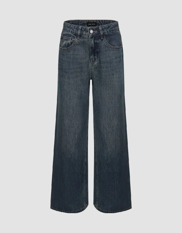 Wide-Leg Jeans sold by Urban Revivo