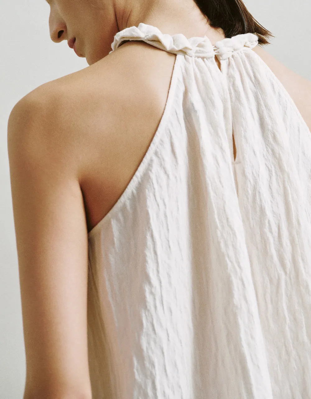 Halter Neck A-Line Cami Top sold by Urban Revivo product image thumbnail 4