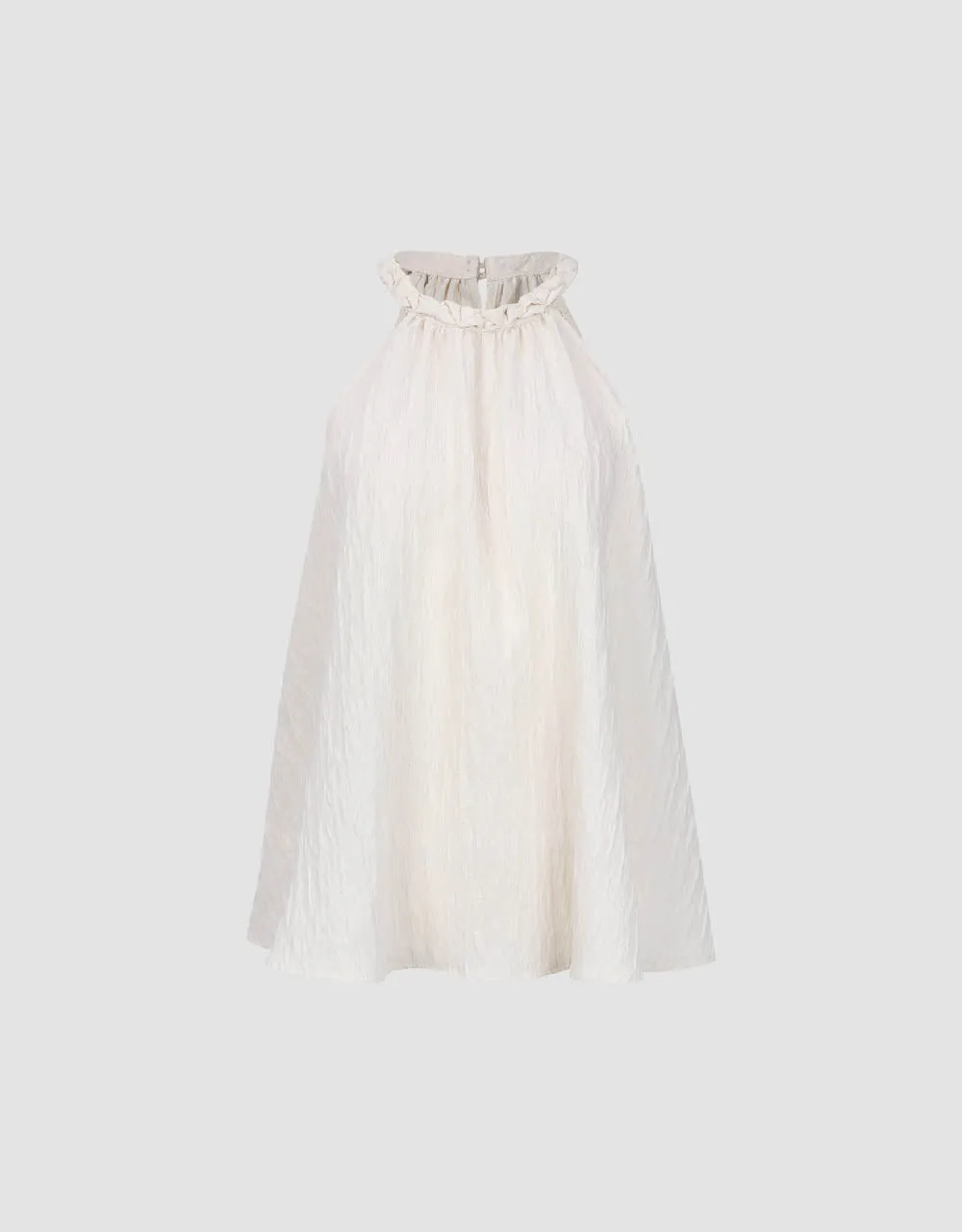 Halter Neck A-Line Cami Top sold by Urban Revivo