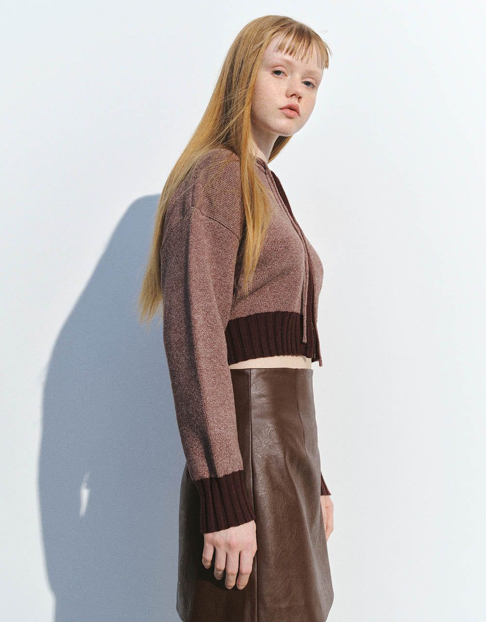 Zipper Front Hooded Knitted Cardigan sold by Urban Revivo product image thumbnail 3