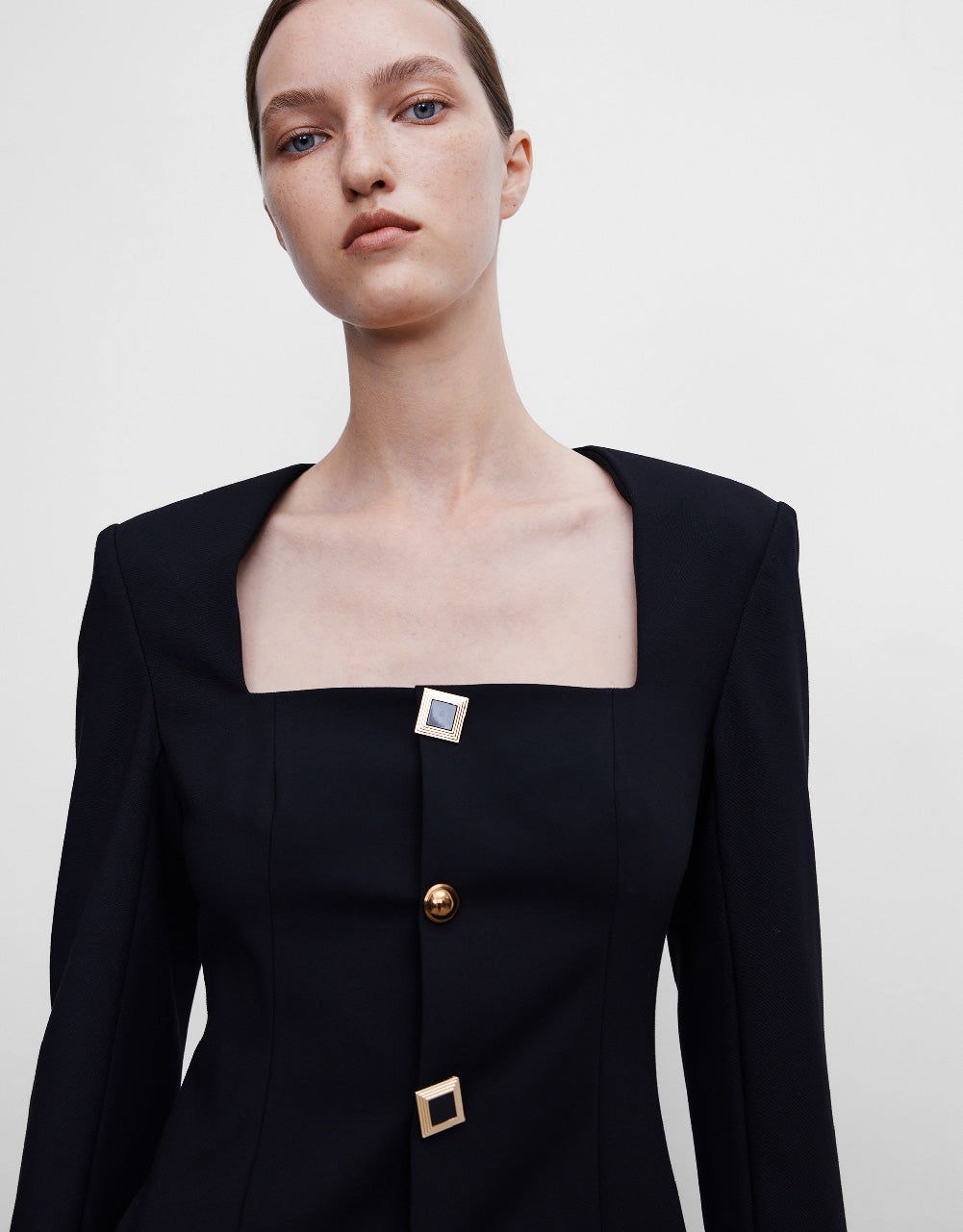 Square-cut Collar Skinny Dress sold by Urban Revivo product image thumbnail 5