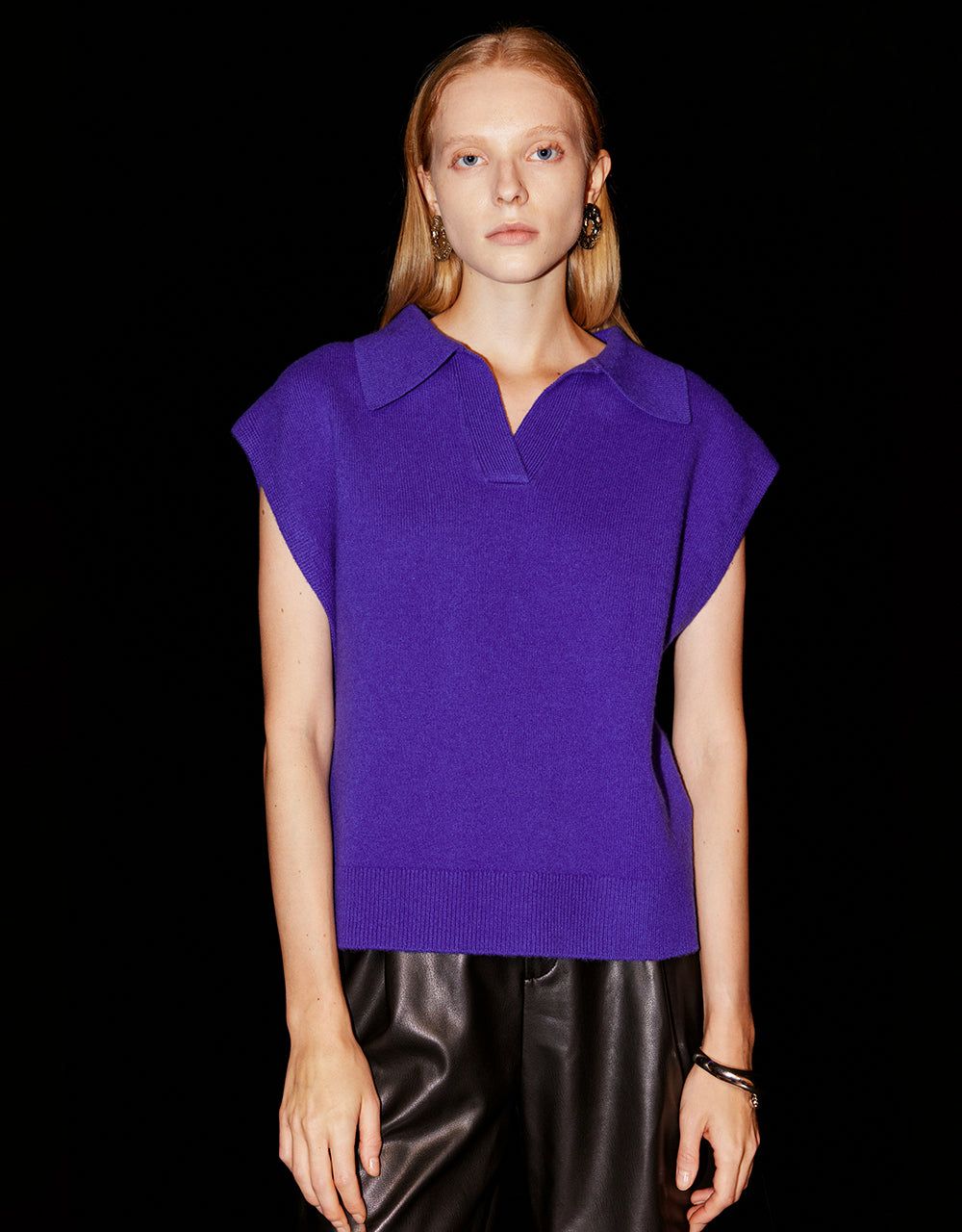 Sleeveless Polo T-Shirt sold by Urban Revivo