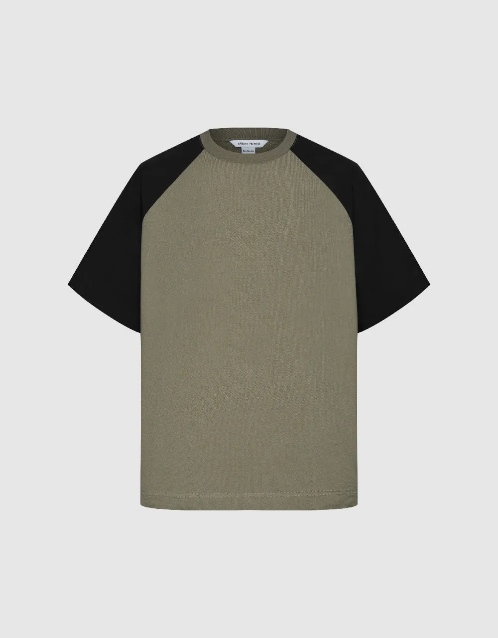 Crew Neck Straight T-Shirt sold by Urban Revivo product image thumbnail 2