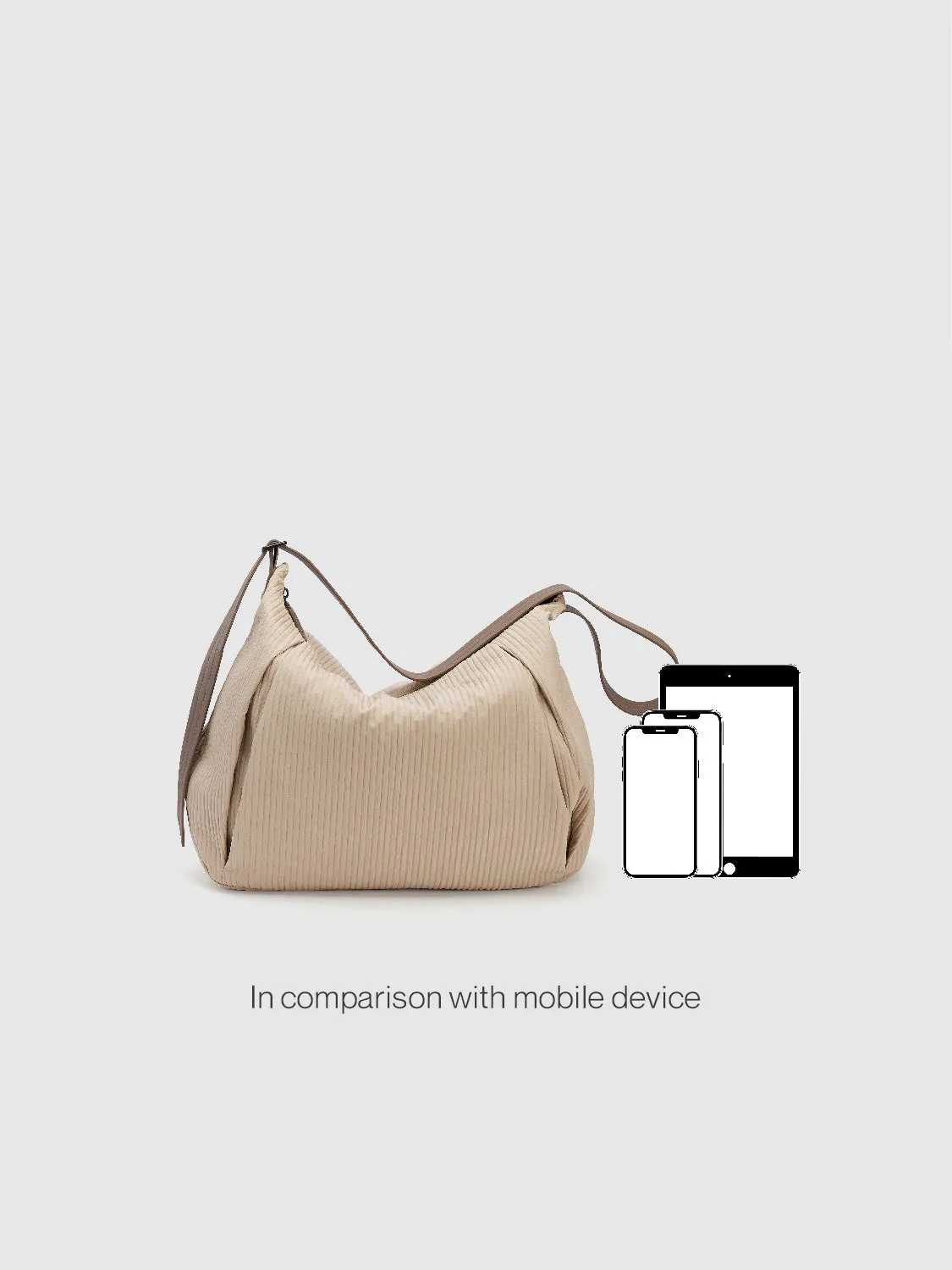 Textured Large Crossbody Bag sold by Urban Revivo product image thumbnail 2