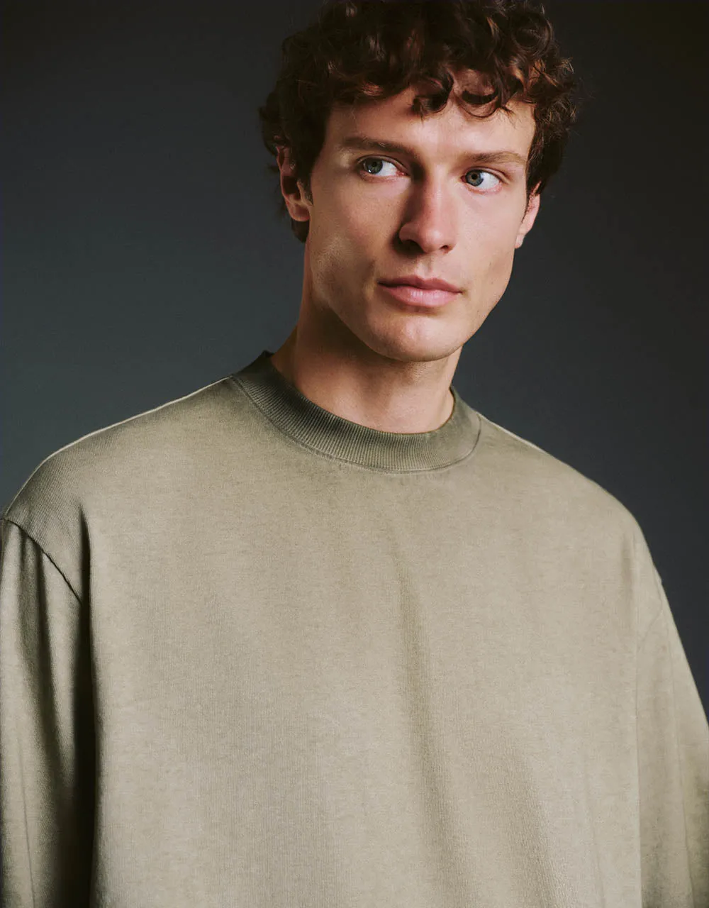 Printed Crew Neck A-Line T-Shirt sold by Urban Revivo product image thumbnail 4