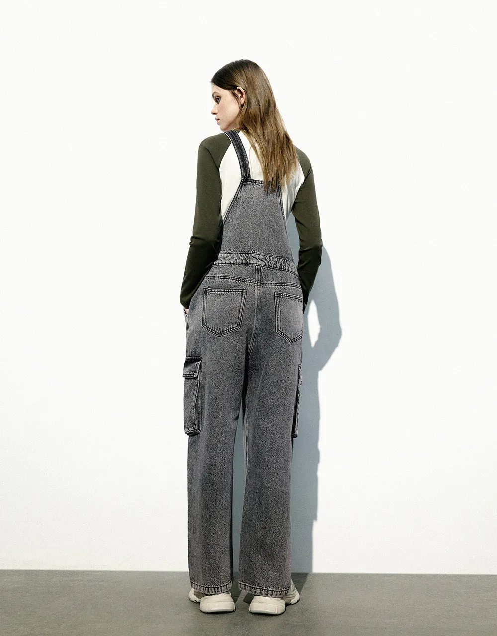 Long Denim Overall sold by Urban Revivo product image thumbnail 5