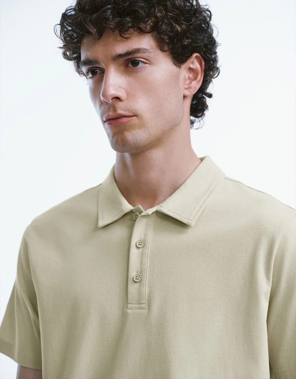 Knitted Polo T-Shirt sold by Urban Revivo product image thumbnail 4