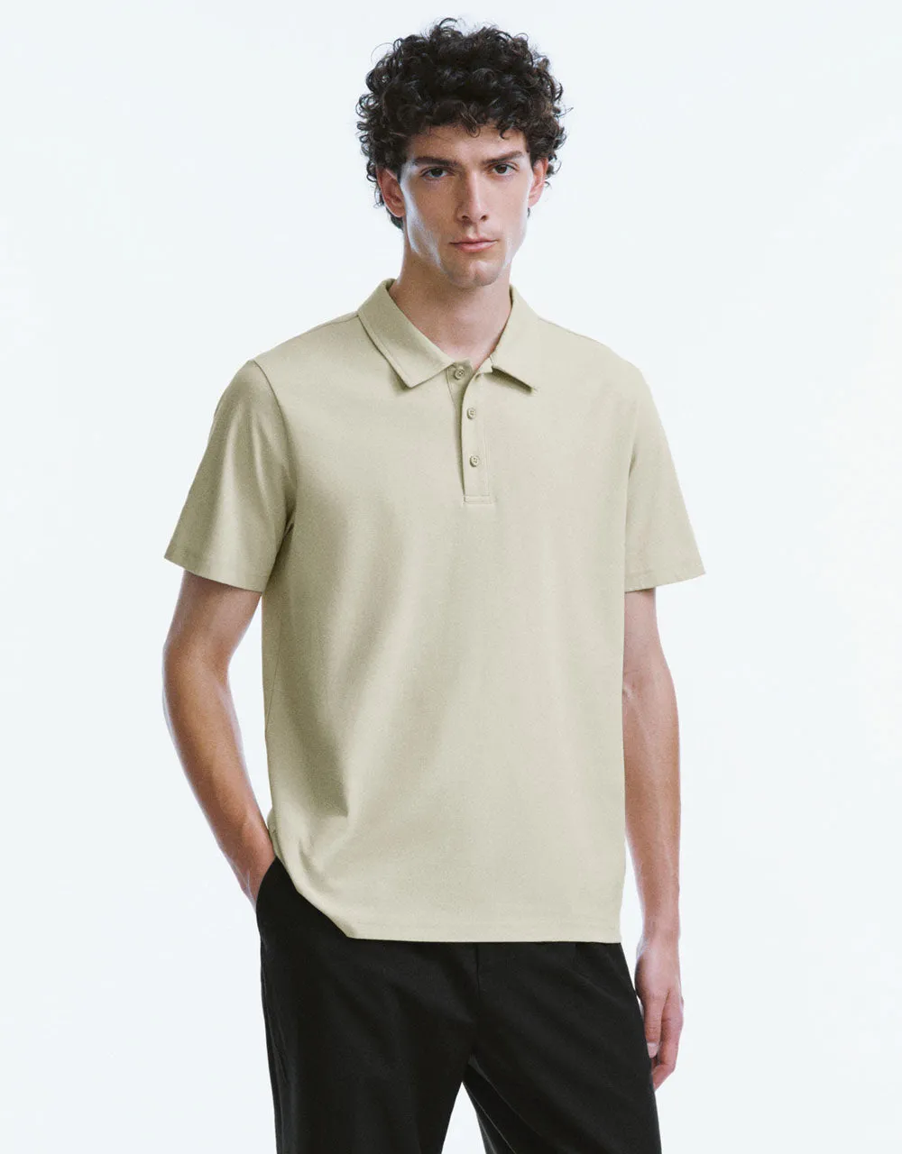 Knitted Polo T-Shirt sold by Urban Revivo