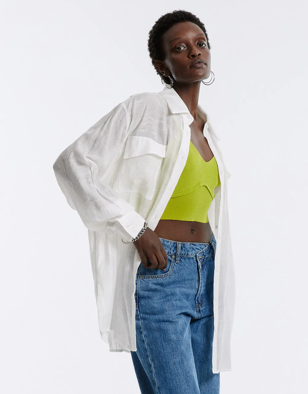 Flap Pocket Shirt sold by Urban Revivo product image thumbnail 3