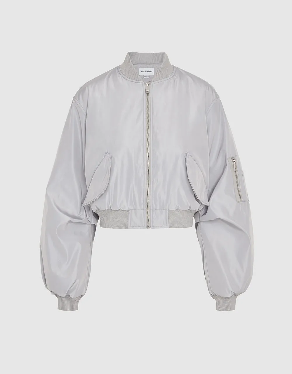 Zipper Front Padded Coat sold by Urban Revivo product image thumbnail 2