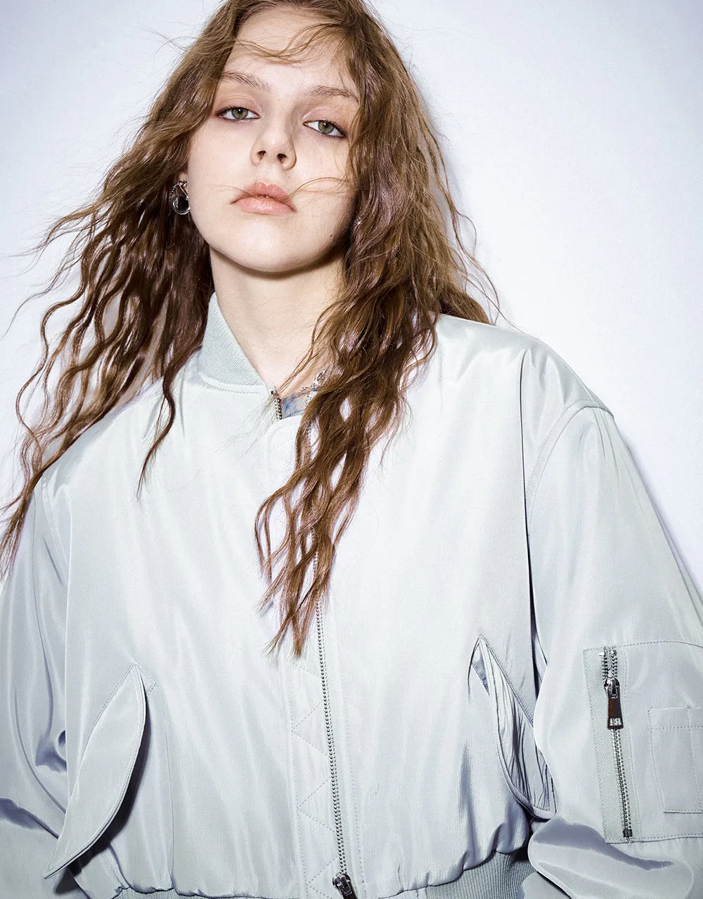 Zipper Front Padded Coat sold by Urban Revivo product image thumbnail 5