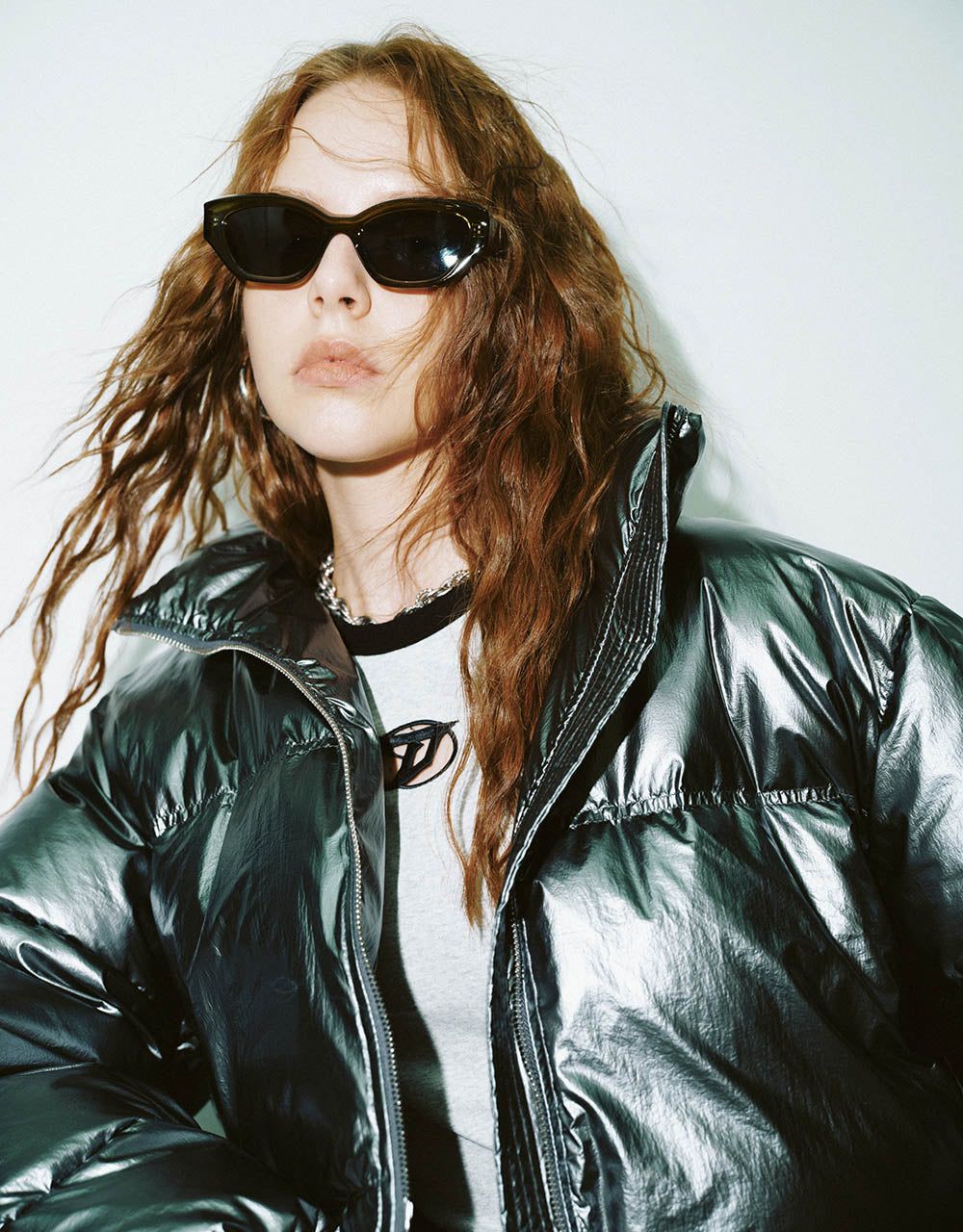 Stand Collar Straight Puffer Jacket sold by Urban Revivo product image thumbnail 5