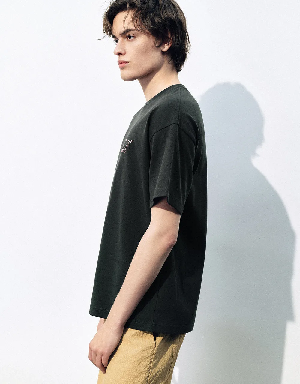 Printed Crew Neck T-Shirt sold by Urban Revivo product image thumbnail 3