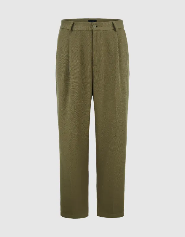 Tailored Straight Pants sold by Urban Revivo