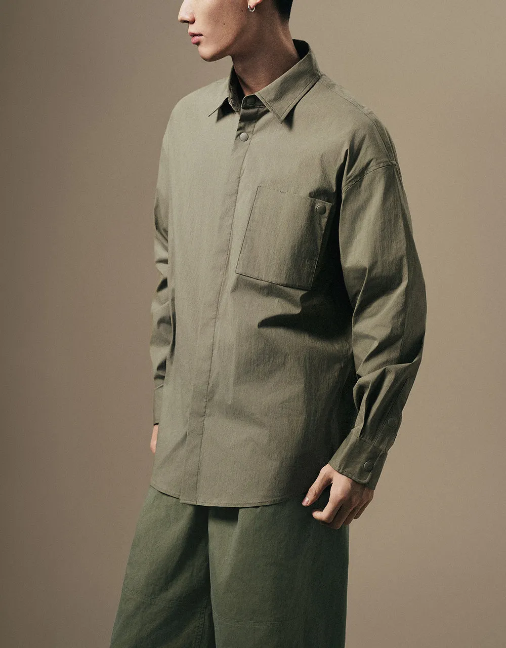 Straight Loose Shirt sold by Urban Revivo product image thumbnail 3
