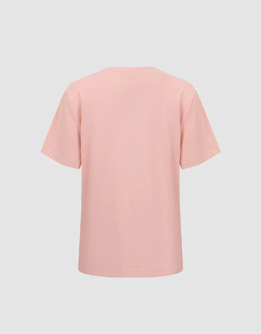 Crew Neck Straight T-Shirt sold by Urban Revivo product image thumbnail 5