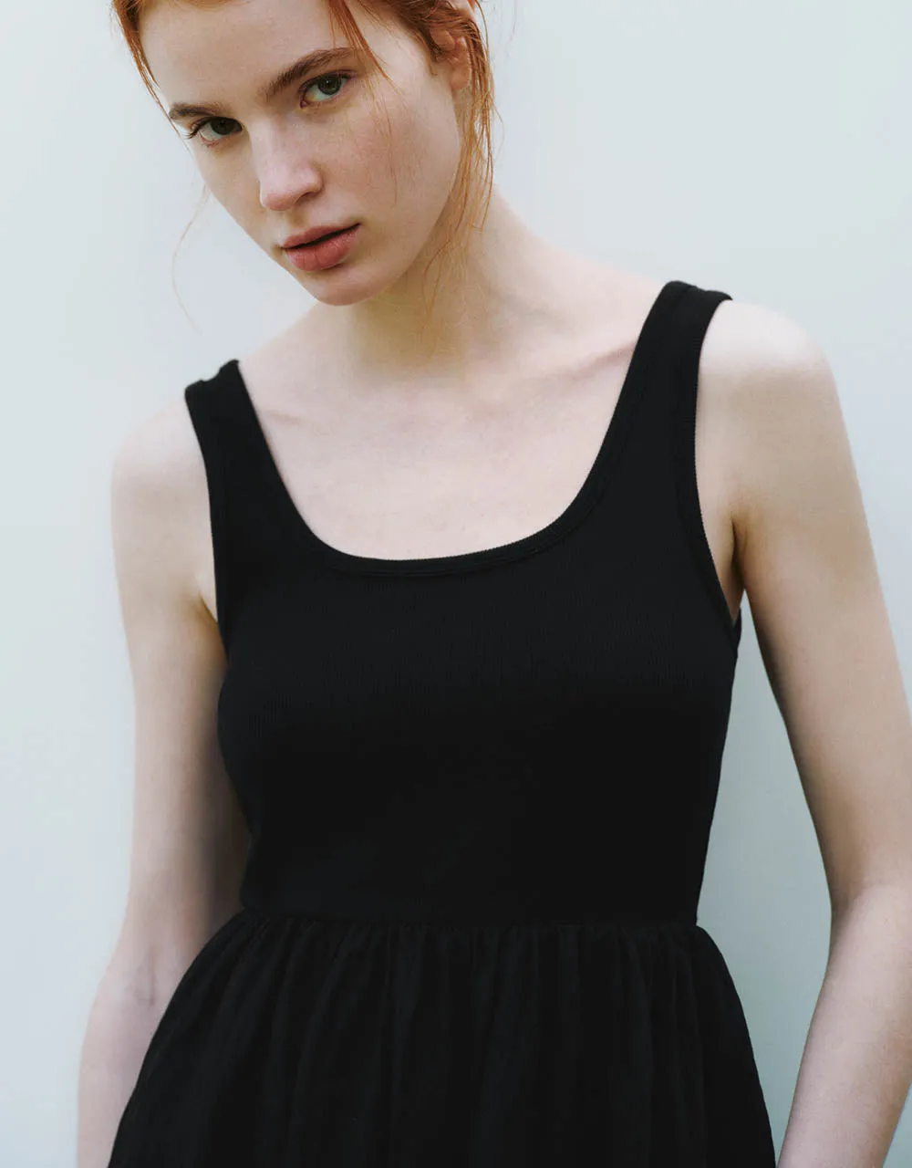 Sleeveless U Neck A-Line Dress sold by Urban Revivo product image thumbnail 4