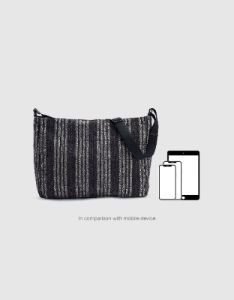 Striped Crossbody Bag sold by Urban Revivo