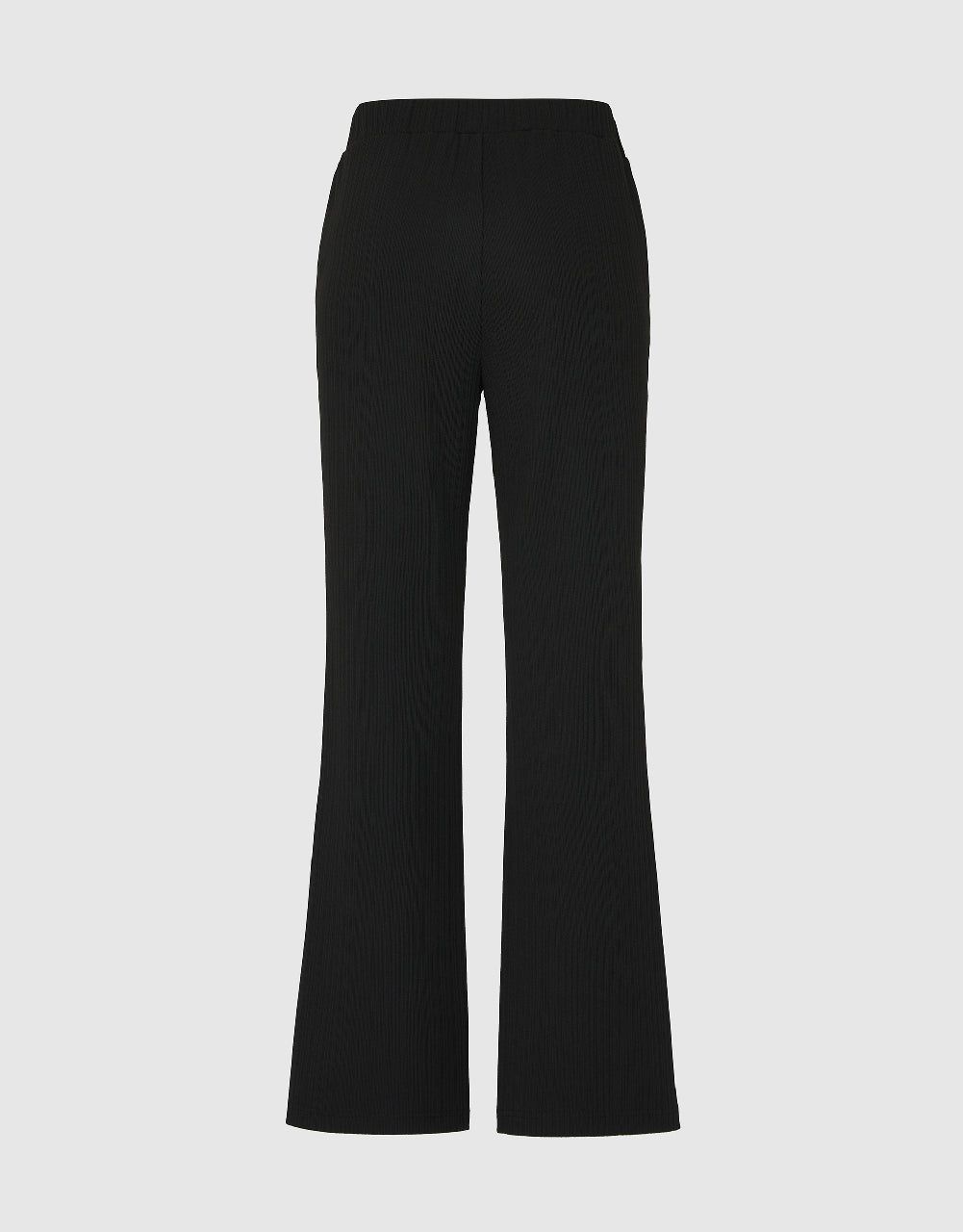 Elastic Waist Knitted Straight Pants sold by Urban Revivo product image thumbnail 3