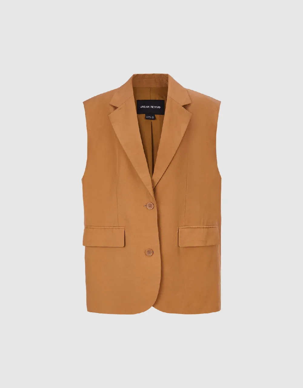 Tailored Collar Waistcoat sold by Urban Revivo product image thumbnail 2