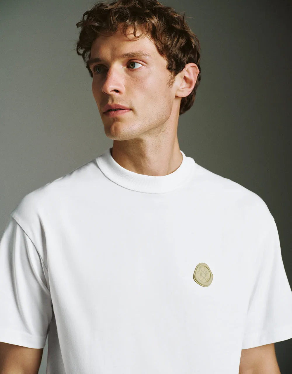 Drop Shoulder Sleeve A-Line T-Shirt sold by Urban Revivo product image thumbnail 4