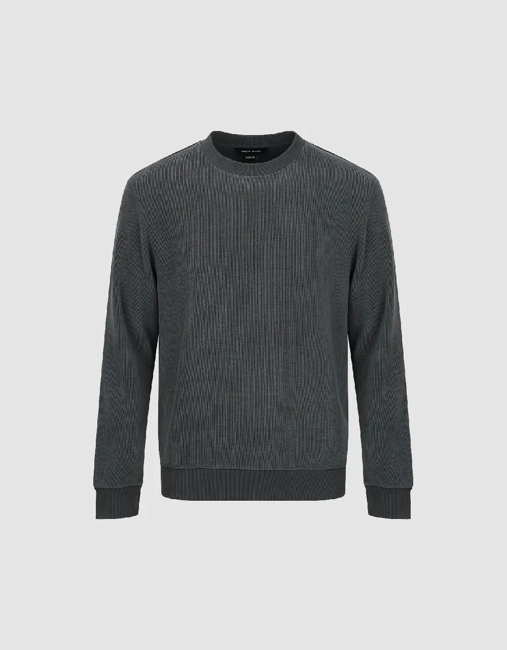 Crew Neck Straight Sweatshirt sold by Urban Revivo product image thumbnail 2