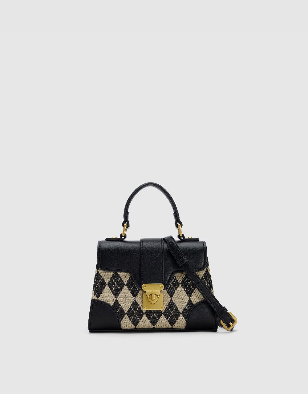 Argyle Printed Shoulder Bag sold by Urban Revivo