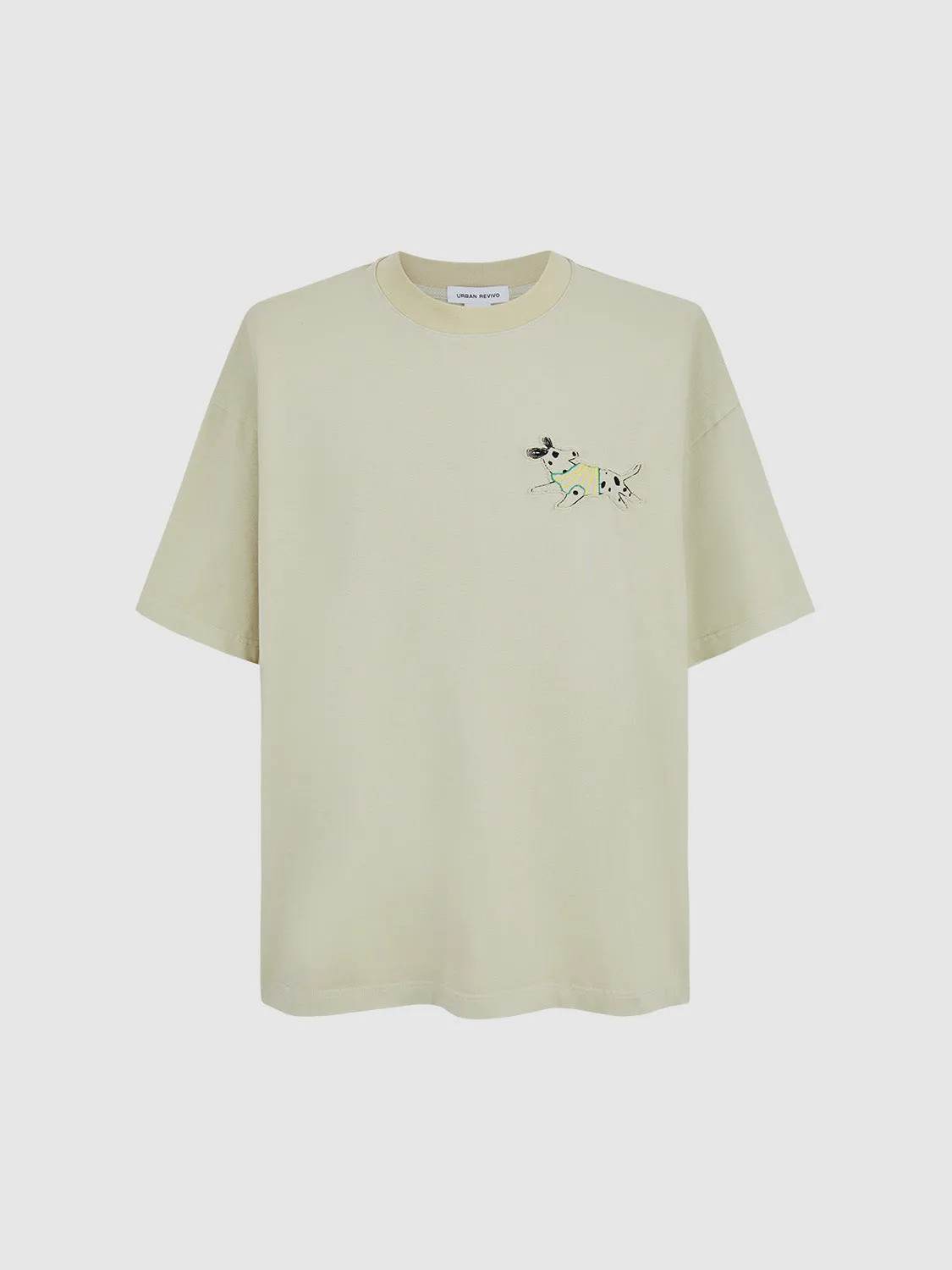 Printed Crew Neck T-Shirt sold by Urban Revivo product image thumbnail 2