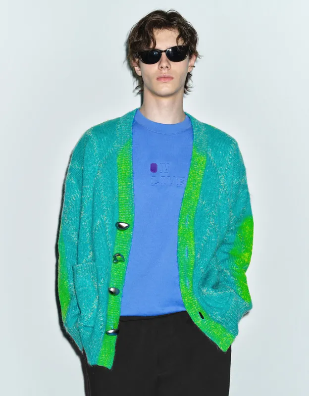 V-Neck Knitted Cardigan sold by Urban Revivo