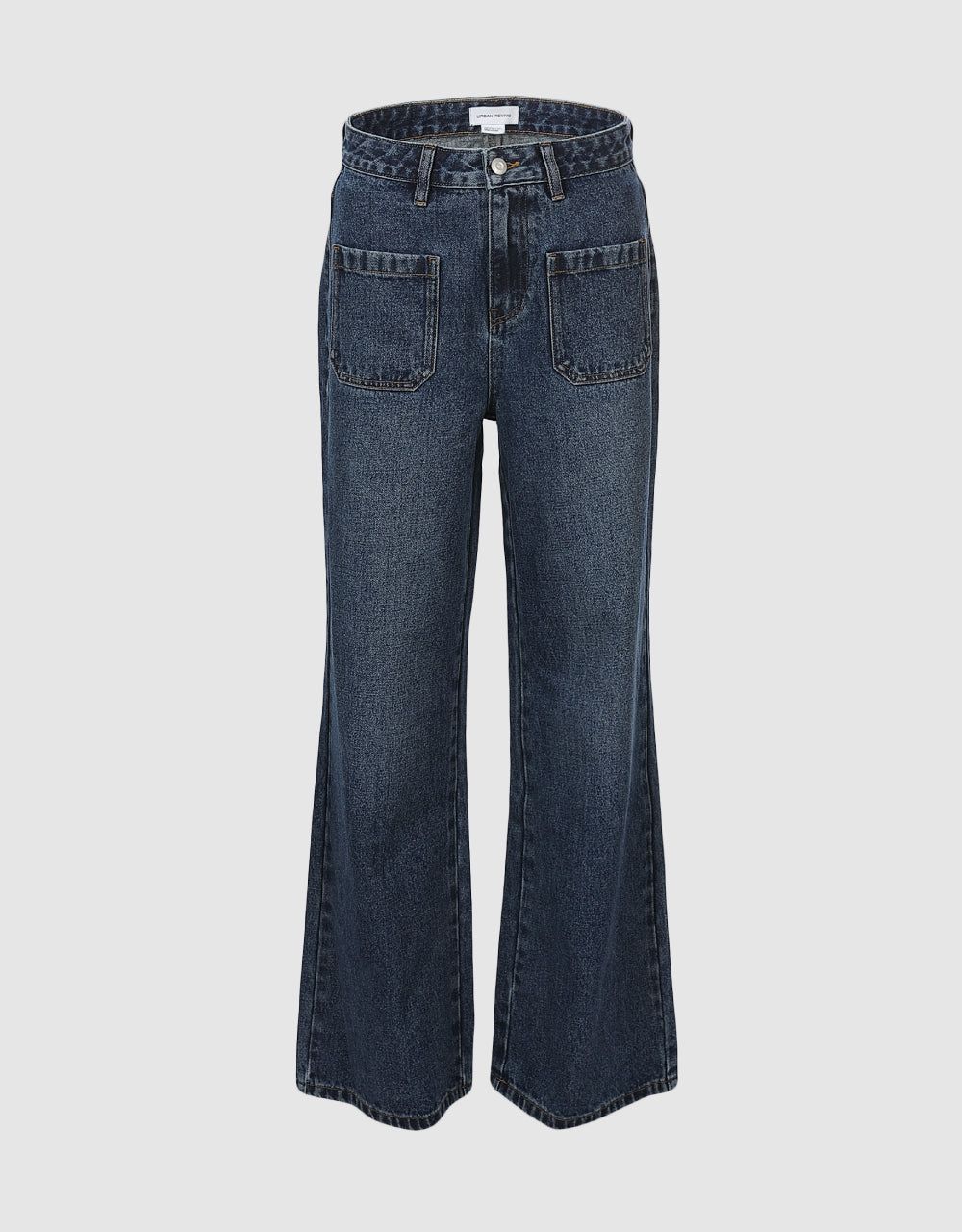 Mid-Waist Jeans With Front Pockets sold by Urban Revivo