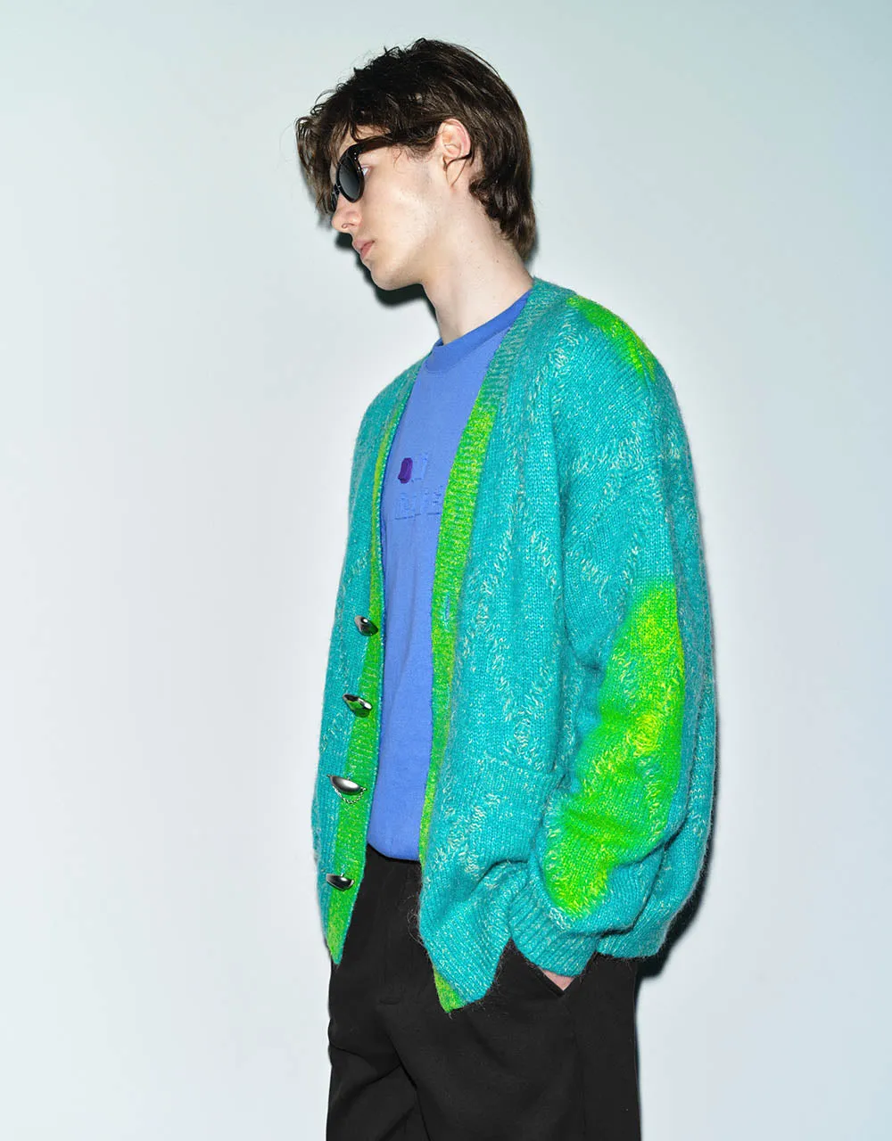 V-Neck Knitted Cardigan sold by Urban Revivo product image thumbnail 3