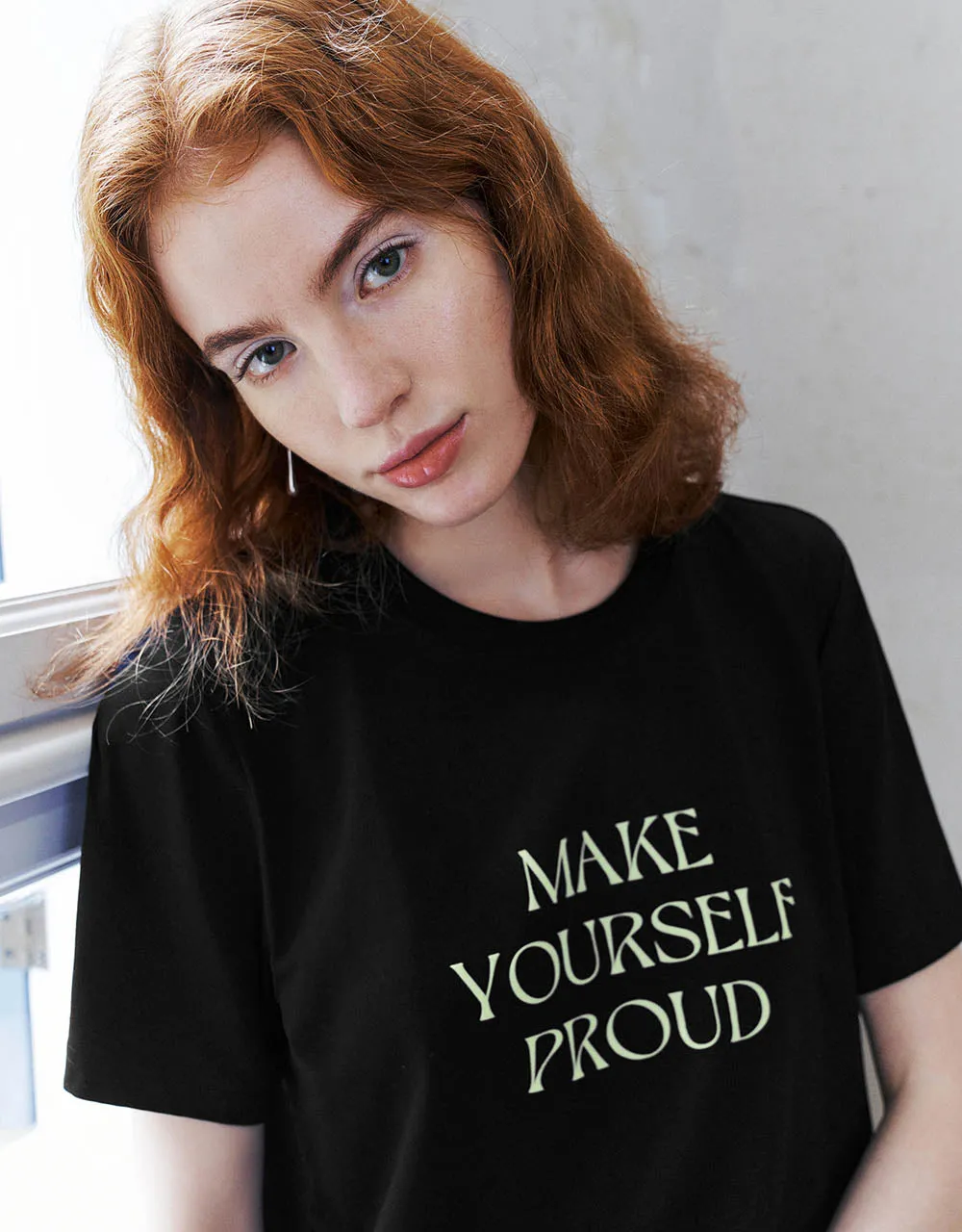 Letter Printed Crew Neck T-Shirt sold by Urban Revivo product image thumbnail 4