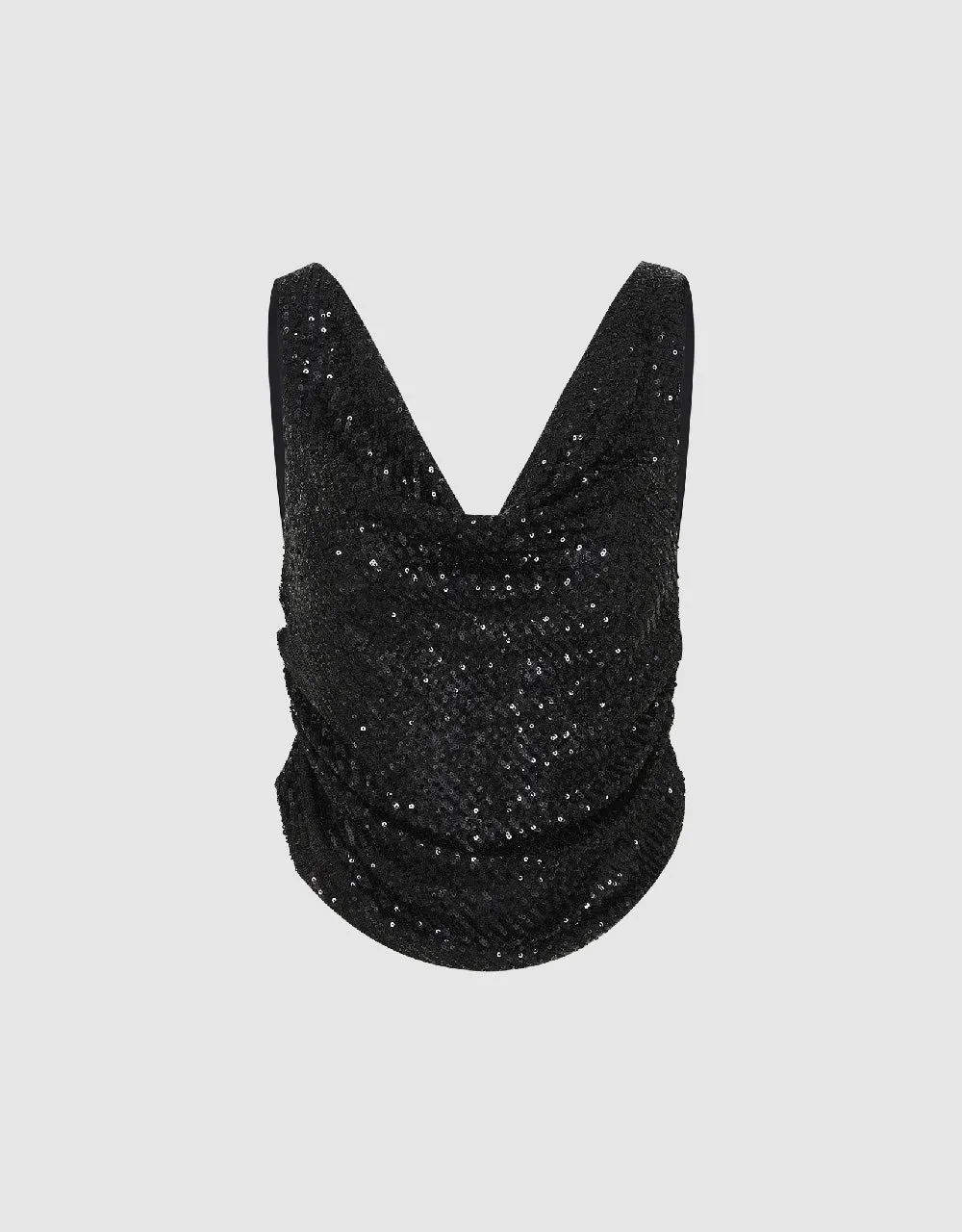 Ruched U Neck Vest sold by Urban Revivo product image thumbnail 2