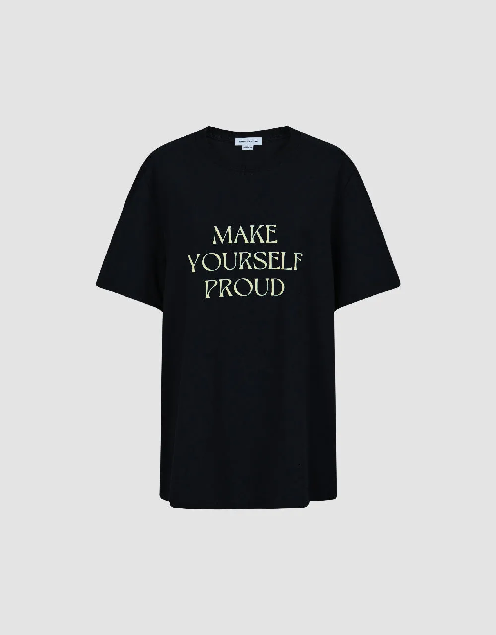 Letter Printed Crew Neck T-Shirt sold by Urban Revivo product image thumbnail 2