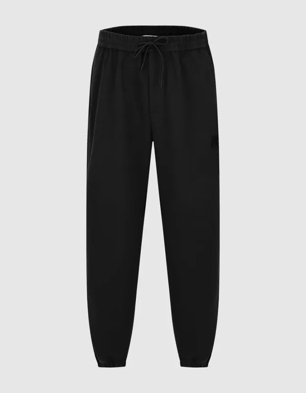 Drawstring Waist Jogger Pants sold by Urban Revivo