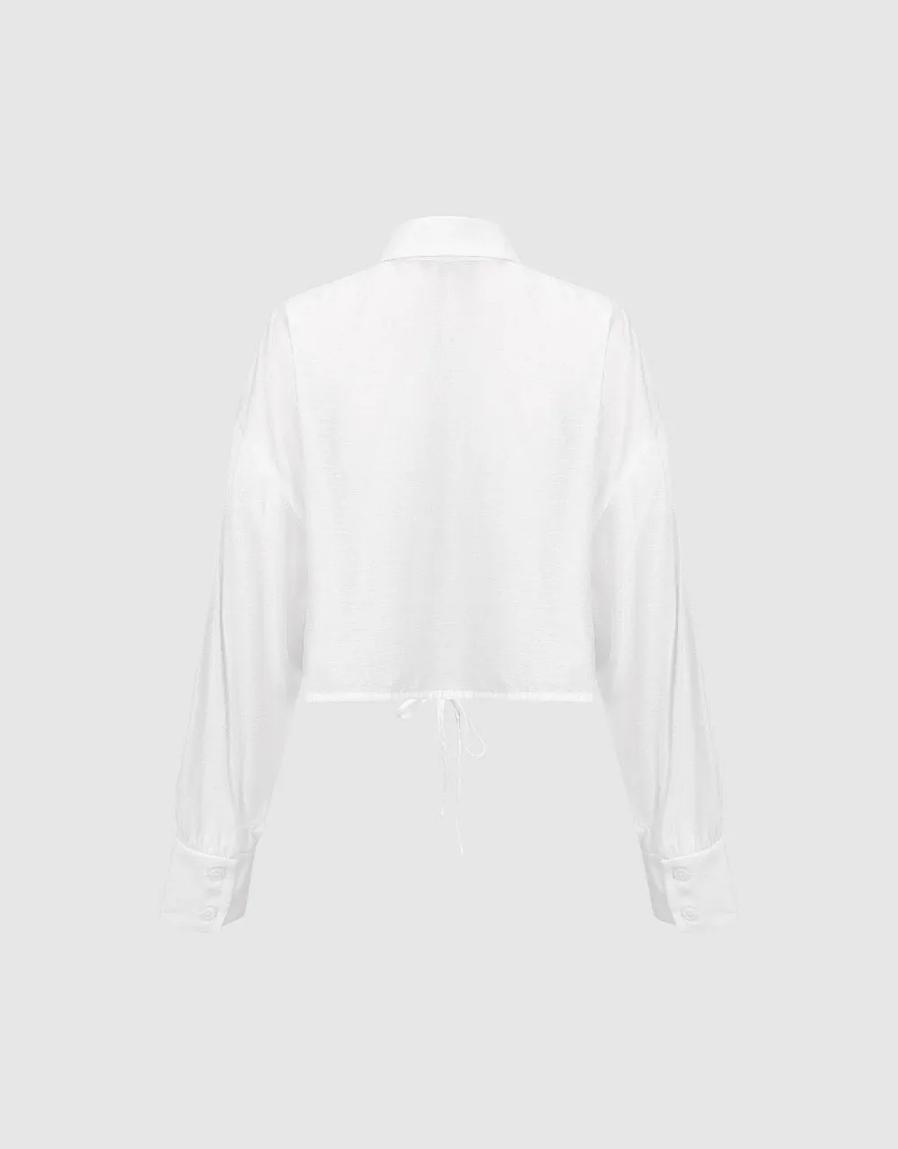Cropped Loose Shirt sold by Urban Revivo product image thumbnail 5
