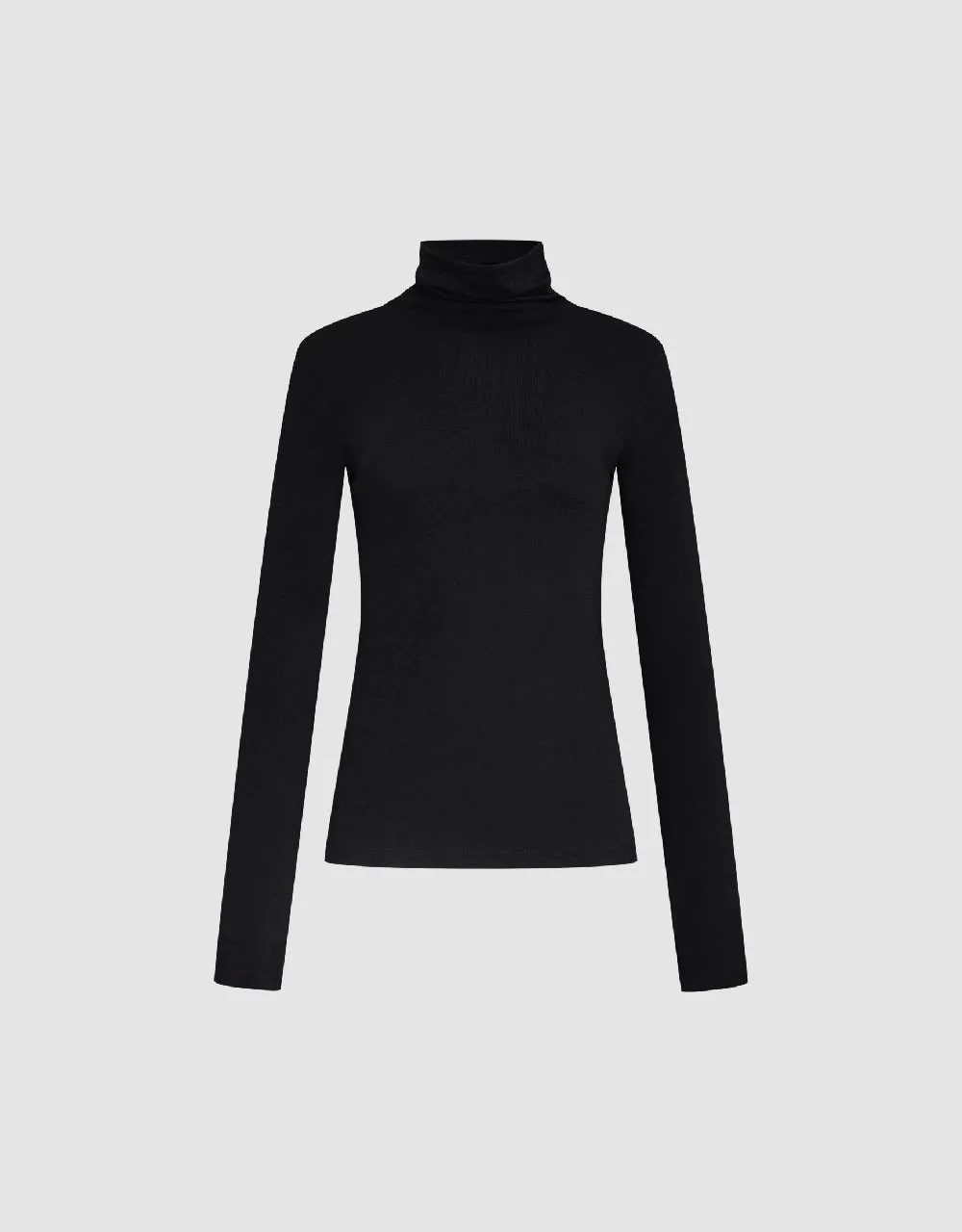 Turtle Neck Skinny T-Shirt sold by Urban Revivo product image thumbnail 2