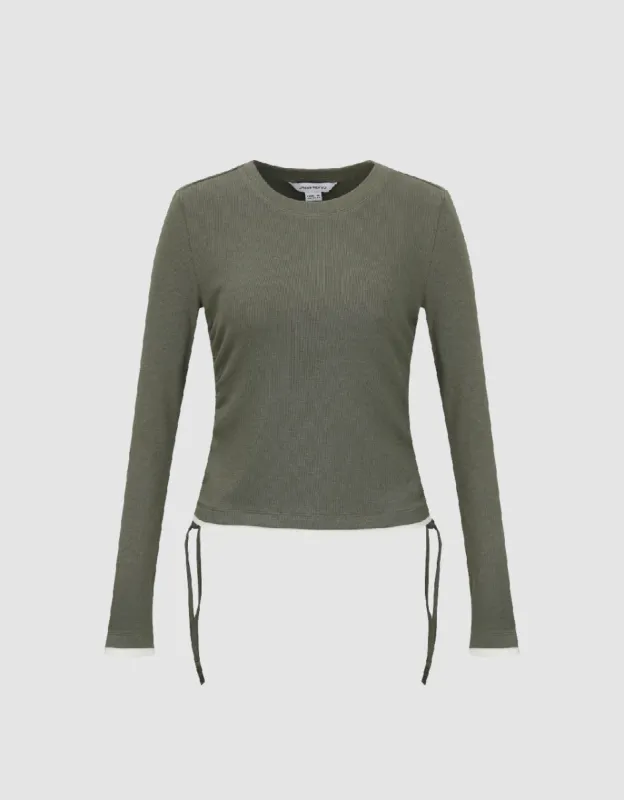 Crew Neck Skinny T-Shirt sold by Urban Revivo