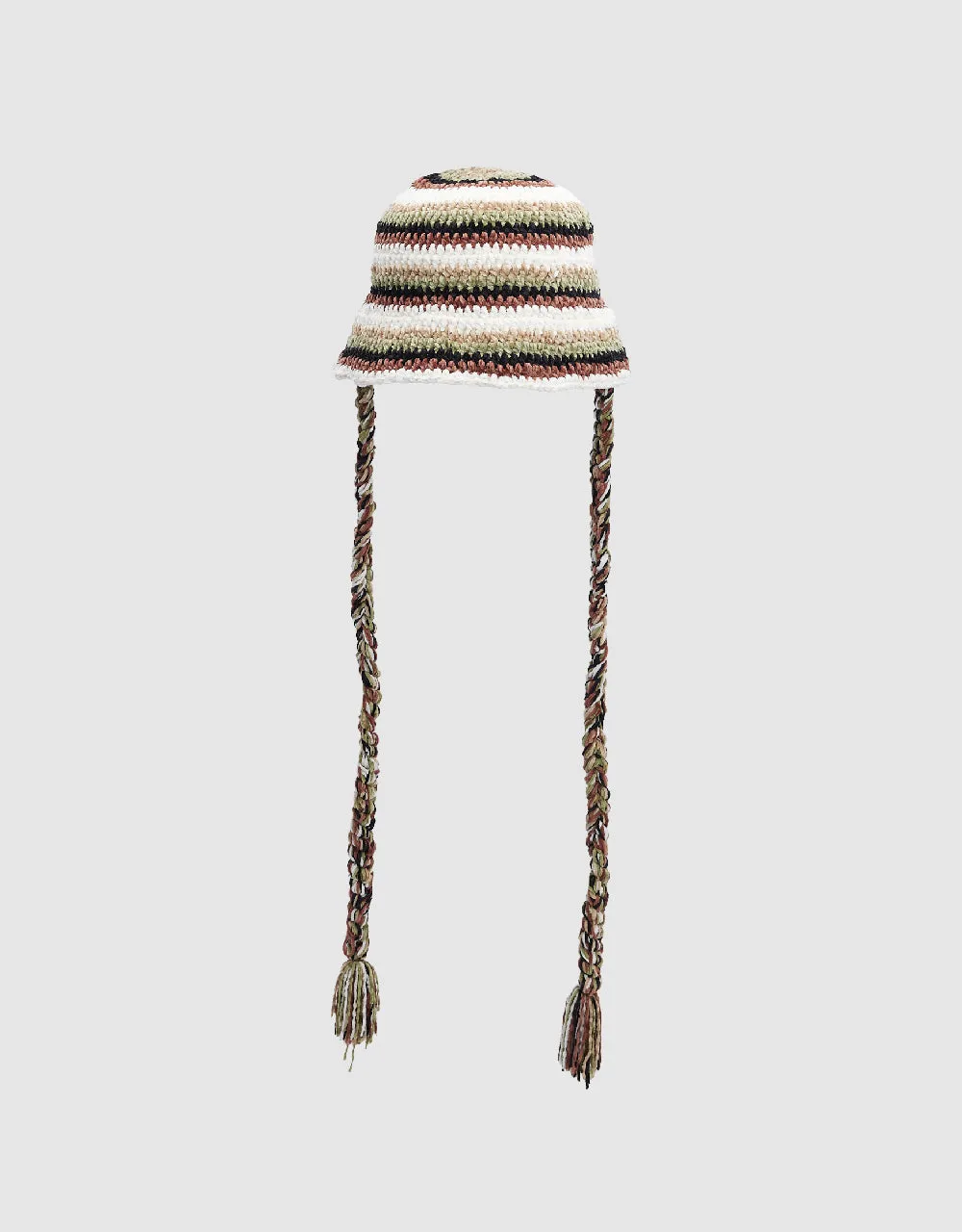 Striped Beanie With Vassel sold by Urban Revivo