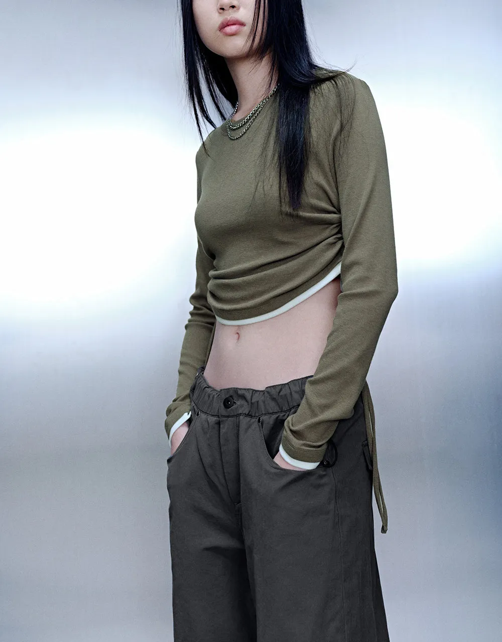 Crew Neck Skinny T-Shirt sold by Urban Revivo product image thumbnail 3