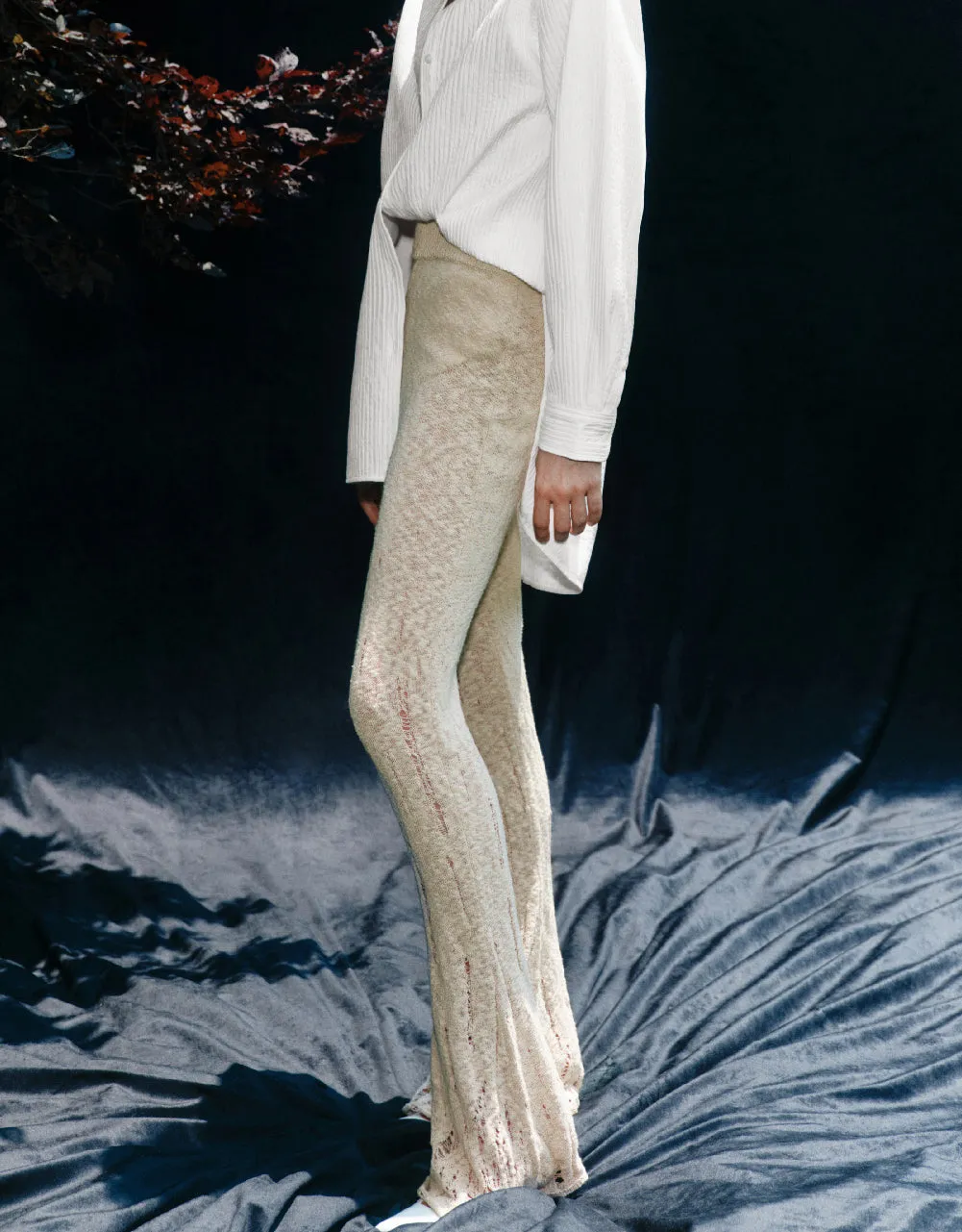 Flare Knitted Pants sold by Urban Revivo product image thumbnail 4